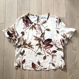 Lanca Perfume Botanical Print Viscose Top Size S